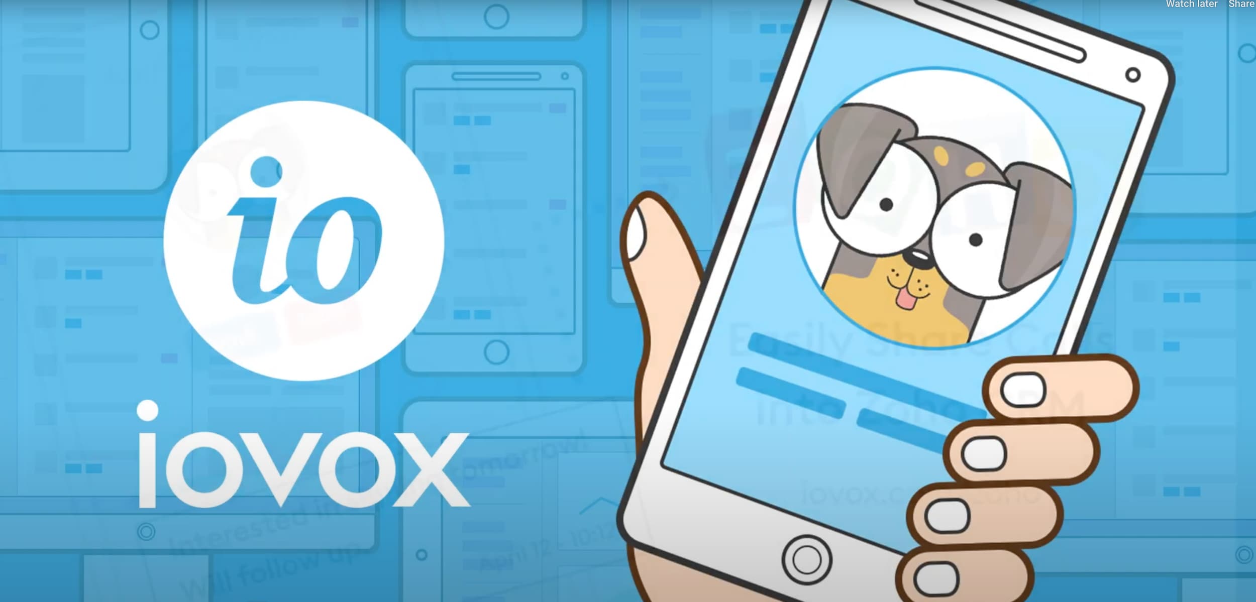 iovox × Zoho CRM Mobile-First Call Tracking